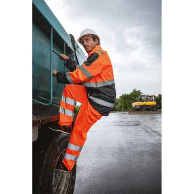 surpantalon de pluie orange
